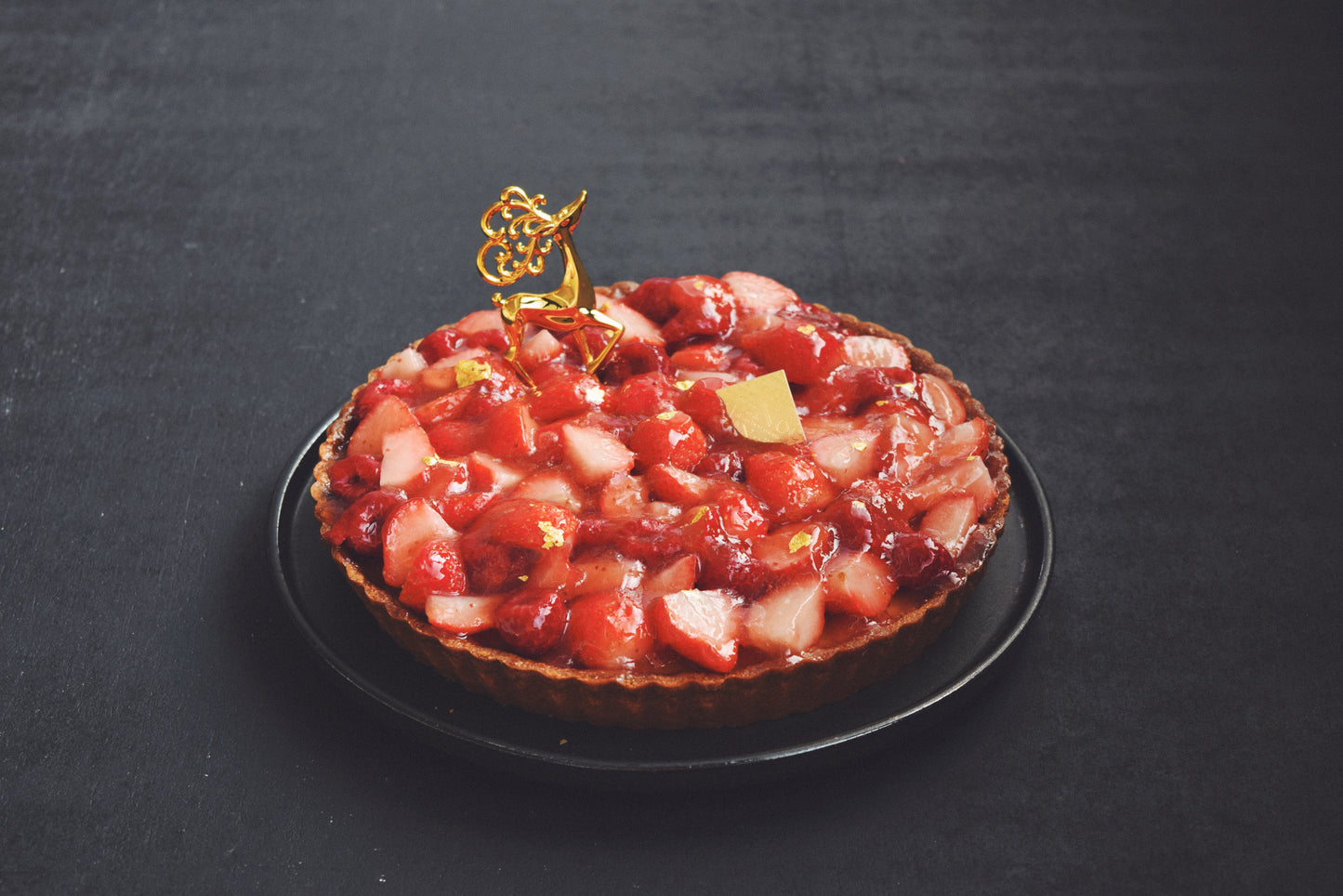 いちごとラズベリーX'mas タルト