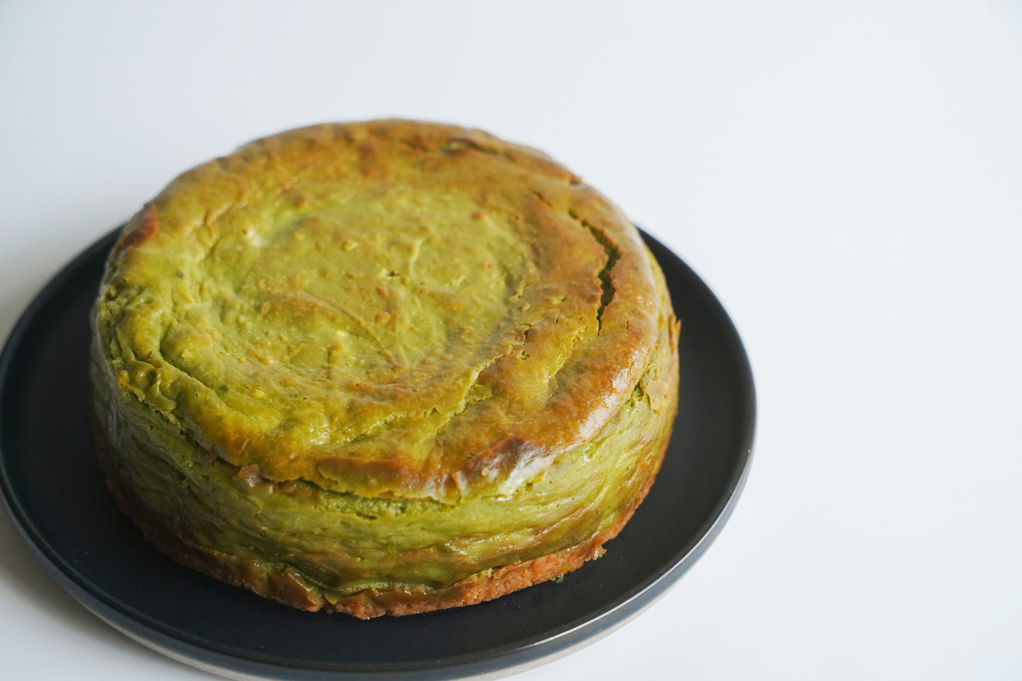 小豆と抹茶のチーズケーキ