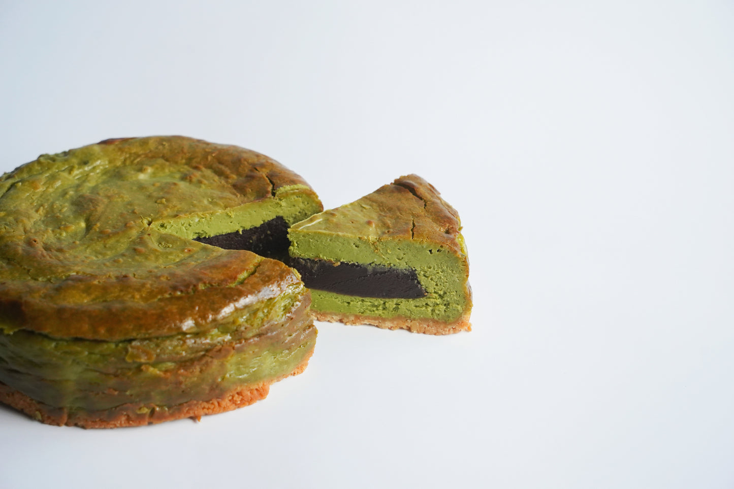 小豆と抹茶のチーズケーキ