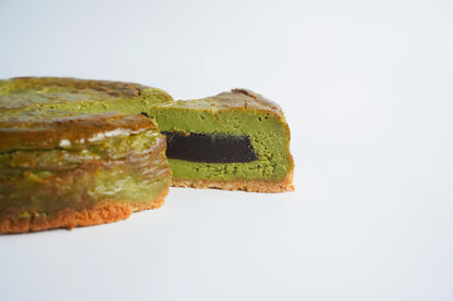 小豆と抹茶のチーズケーキ