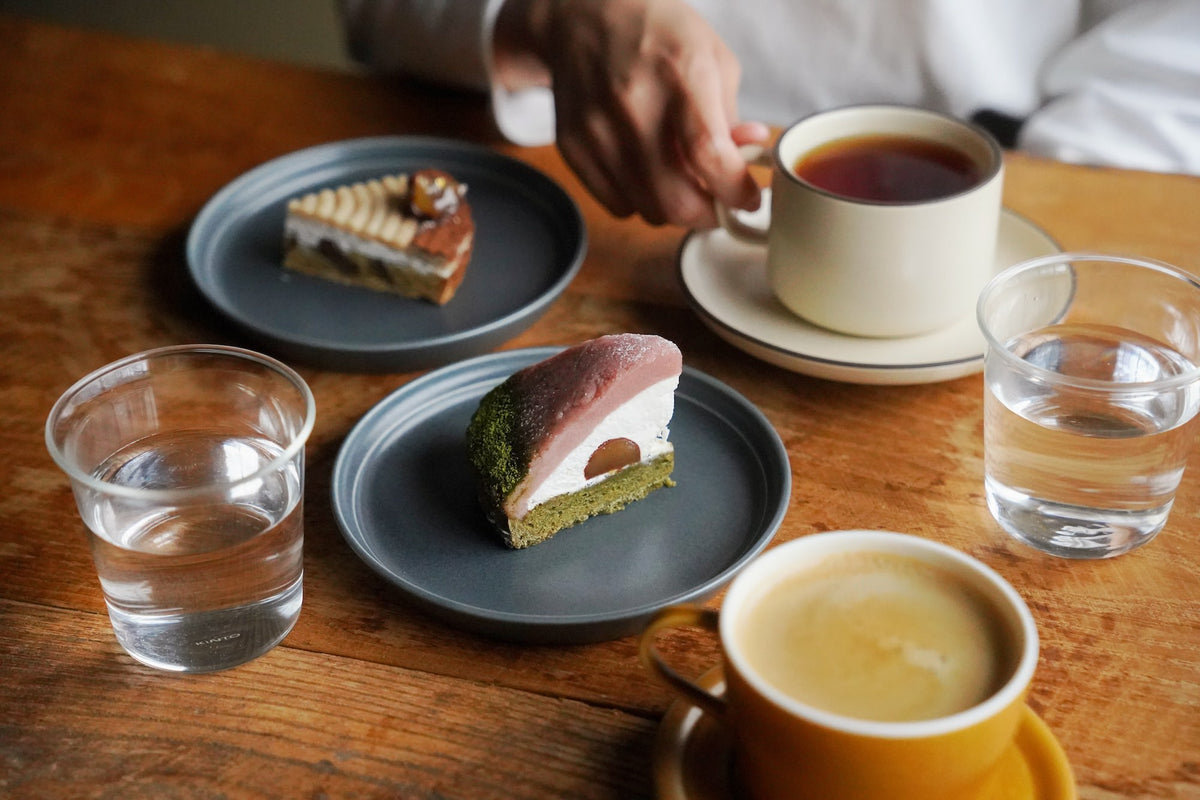 赤富士タルト〜小布施栗と抹茶～